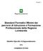 Standard Formativi Minimi dei percorsi di Istruzione e Formazione Professionale della Regione Lombardia