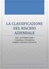 LA CLASSIFICAZIONE DEL RISCHIO AZIENDALE. Dott. LATTANZIO CARLO Consulenza e Formazione in Igiene e Sicurezza sul Lavoro