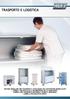 SISTEMA MODULARE PER TRASPORTO E STOCCAGGIO DEI CONTENITORI NORMALIZZATI CARRELLI PER RACCOLTA E DISTRIBUZIONE DELLA BIANCHERIA CARRELLI PER