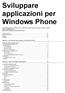 Sviluppare applicazioni per Windows Phone