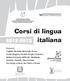 Corsi di lingua italiana