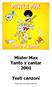 Mister Max Tanto x cantar 2001 Testi canzoni