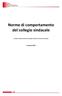 Norme di comportamento del collegio sindacale. Principi di comportamento del collegio sindacale di società non quotate