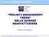 PROJECT MANAGEMENT TREND NELLE AZIENDE MANIFATTURIERE