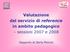 Valutazione del servizio di reference in ambito pedagogico sessioni 2007 e 2008. Rapporto di Ilaria Moroni