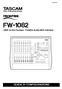 D00837800A FW-1082. DAW Control Surface / FireWire Audio-MIDI Interface GUIDA DI CONFIGURAZIONE