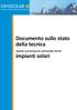 Documento sullo stato della tecnica. rispetto al promemoria antincendio AICAA. impianti solari