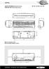 digital ARTEL ASSEMBLY DRAWING AND DIMENSIONS RD 1.1 UNITÀ INTERNE Dimensioni (mm): INDOOR UNIT Dimensions (mm):