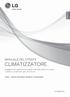 CLIMATIZZATORE MANUALE DEL UTENTE. Leggere con attenzione questo manuale prima di usare l unità e conservare per uso futuro. www.lg.