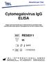 Cytomegalovirus IgG ELISA