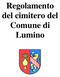 Regolamento del cimitero del Comune di Lumino