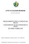 REGOLAMENTO PER LA DISCIPLINA DELLE CONCESSIONI DI OCCUPAZIONE DI SPAZI ED AREE PUBBLICHE