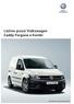 Veicoli Commerciali. Listino prezzi Volkswagen Caddy Furgone e Kombi