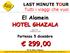 El Alamein HOTEL GHAZALA 8GG/7NT FORMULA CLUB. Partenza 5 dicembre 299,00. Voli da Milano Malpensa