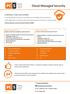 Cloud Managed Security