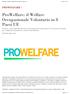 ProWelfare: il Welfare Occupazionale Volontario in 8 Paesi UE