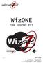 WizONE. Free Internet WiFi. 1 / 11 Internet ONE SRL