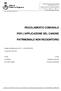 REGOLAMENTO COMUNALE PER L'APPLICAZIONE DEL CANONE PATRIMONIALE NON RICOGNITORIO. Allegato alla deliberazione di C.C. n.