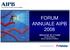 FORUM ANNUALE AIPB 2008