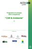 CSR & Ambiente. Programmi di sviluppo delle competenze. In collaborazione con: