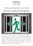 Porte automatiche scorrevoli per vie e uscite di emergenza