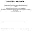 REGIONE CAMPANIA 1 SCHEDA PER LA VALUTAZIONE DEL RISCHIO REGIONALE 2009