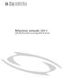 Relazione annuale 2011. sull attività svolta e sui programmi di lavoro