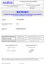 REPORT AUDIT DI DOSE PER STERILIZZAZIONE RAGGI BETA ELECTRON BEAM STERILIZATION VALIDATION REPORT