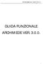 Archimede ver. 3.0.0. 2013 GUIDA FUNZIONALE ARCHIMEDE VER. 3.0.0.