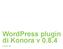 Report WordPress plugin di Konora v 0.8.4