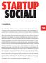 STARTUP SOCIALI. di Carmen Morrone