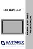 LCD IDTV MHP MANUALE UTENTE USER MANUAL