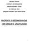 PROPOSTE DI SECONDE PROVE E DI GRIGLIE DI VALUTAZIONE