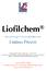 Microbiology Products. Liofilchem. Microbiologia Clinica ed Industriale. Listino Prezzi
