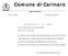 Comune di Carinaro AREA TECNICA AV V I S O E S I T O D I G A R A. economici da interpellare per l affidamento di lavori,servizi e