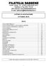 Corso Torino, 10-27029 VIGEVANO (PV) Telefono e Fax 0381.78120 Sito Internet: www.filateliadabbene.it E-mail: dabbene@filateliadabbene.