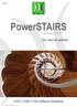 Italiano. PowerSTAIRS. Scheda informativa 6.2 F. Our natural attitude. CAD / CAM / CIM Software Solutions. Scheda informativa 6.