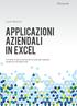 APPLICAZIONI AZIENDALI IN EXCEL