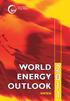 WORLD ENERGY OUTLOOK SINTESI