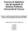 Esercizi di Statistica per gli studenti di Scienze Politiche, Università di Firenze