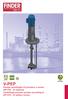 V-PEP. Pompe centrifughe di processo a norme API 610 - XI edizione Centrifugal process pumps according to API 610 - XI edition norms ATEX CERTIFIED