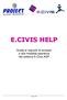Guida ai requisiti di accesso e alla modalità operativa del sistema E.Civis ASP