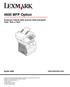 4600 MFP Option. Guida per l'utente dello scanner delle stampanti T640, T642, e T644. www.lexmark.com. Aprile 2006