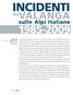 INCIDENTI 1985-2009 VALANGA. sulle Alpi Italiane