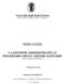 LA GESTIONE AMMINISTRATIVA E FINANZIARIA DELLE AZIENDE SANITARIE