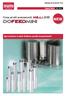 Keeping the Customer First. Tungaloy Report No. 40-I1. Fresa ad alti avanzamenti NEW. Sgrossatura e semi-finitura ad alti avanzamenti
