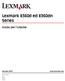 Lexmark E360d ed E360dn Series