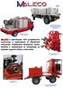 Allestimento antincendio su autocarro medio per la Protezione Civile con applicazione pompa MALECO ML08. Allestimento Antincendio su autocarro leggero