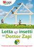 Lotta agli insetti. Dottor Zapi. del. Protezione dell ambiente domestico dagli insetti