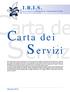 Carta dei Servizi. I.R.I.S. Intervento per la Riabilitazione e l Integrazione Sociale Cooperativa sociale Onlus